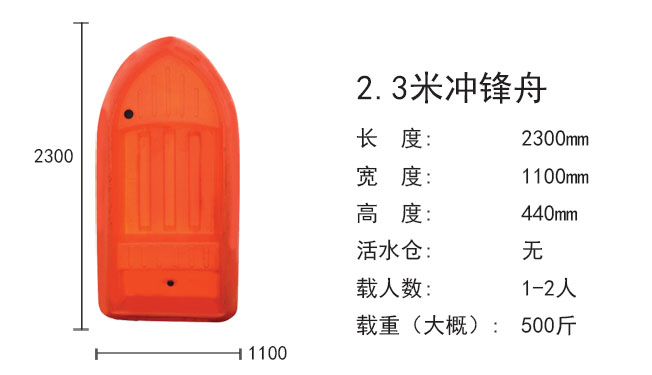 JSL-2.3米冲锋舟